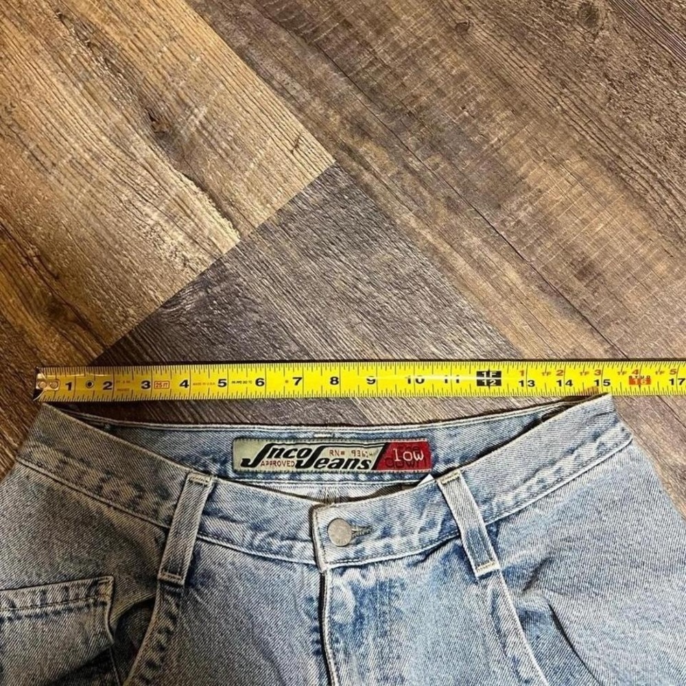 Vintage 1990s JNCO low down denim shorts - Picture 7 of 8